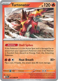 Turtonator - ME03: Perfect Order - Pokemon card