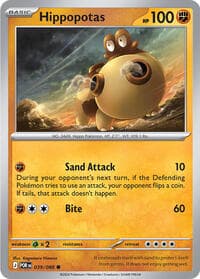 Hippopotas - ME03: Perfect Order - Pokemon card