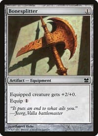Bonesplitter - Modern Masters - Magic: The Gathering card
