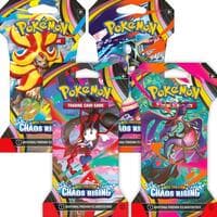 Chaos Rising Sleeved Booster Pack Art Bundle [Set of 4] - ME04: Chaos Rising - Pokemon card