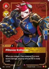 Vi, Piltover Enforcer - Unleashed - Riftbound: League of Legends Trading Card Game card