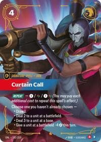 Curtain Call - Unleashed - Riftbound: League of Legends Trading Card Game card