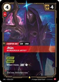 Jhin, Murderous Artist (Alternate Art) - Unleashed - Riftbound: League of Legends Trading Card Game card