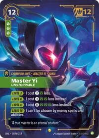 Master Yi, Unstoppable (Alternate Art) - Unleashed - Riftbound: League of Legends Trading Card Game card