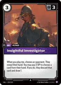 Insightful Investigator - Unleashed - Riftbound: League of Legends Trading Card Game card