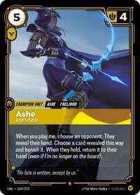 Ashe, Focused - Unleashed - Riftbound: League of Legends Trading Card Game card