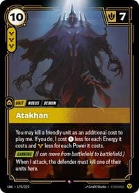 Atakhan - Unleashed - Riftbound: League of Legends Trading Card Game card