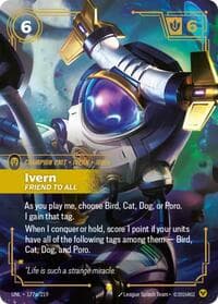 Ivern, Friend to All (Alternate Art) - Unleashed - Riftbound: League of Legends Trading Card Game card