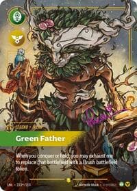 Ivern, Green Father (Signature) - Unleashed - Riftbound: League of Legends Trading Card Game card