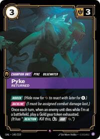 Pyke, Returned - Unleashed - Riftbound: League of Legends Trading Card Game card