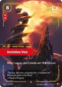 Inviolus Vox - Unleashed - Riftbound: League of Legends Trading Card Game card