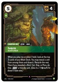 Ivern, Nurturer - Unleashed - Riftbound: League of Legends Trading Card Game card