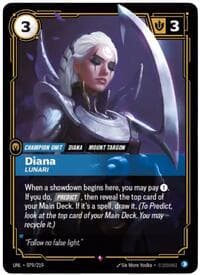 Diana, Lunari - Unleashed - Riftbound: League of Legends Trading Card Game card