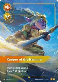 Poppy, Keeper of the Hammer (Overnumbered) - Unleashed - Riftbound: League of Legends Trading Card Game card