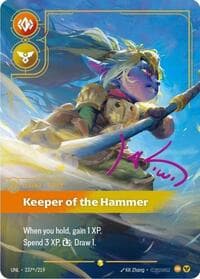 Poppy, Keeper of the Hammer (Signature) - Unleashed - Riftbound: League of Legends Trading Card Game card