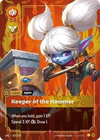 Poppy, Keeper of the Hammer - Unleashed - Riftbound: League of Legends Trading Card Game card