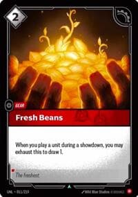 Fresh Beans - Unleashed - Riftbound: League of Legends Trading Card Game card