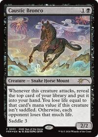 Caustic Bronco (Year of the Horse 2026) - Standard Showdown Promos - Magic: The Gathering card