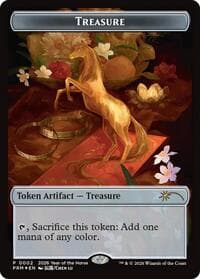 Treasure Token (Year of the Horse 2026) - Standard Showdown Promos - Magic: The Gathering card