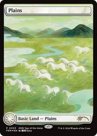 Plains (Year of the Horse 2026) - Standard Showdown Promos - Magic: The Gathering card