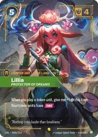 Lillia, Protector of Dreams (Alternate Art) - Unleashed - Riftbound: League of Legends Trading Card Game card