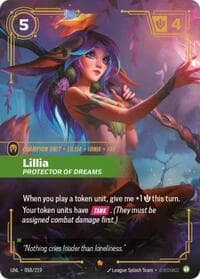 Lillia, Protector of Dreams - Unleashed - Riftbound: League of Legends Trading Card Game card