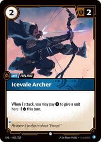 Icevale Archer - Unleashed - Riftbound: League of Legends Trading Card Game card