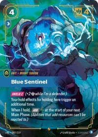 Blue Sentinel - Unleashed - Riftbound: League of Legends Trading Card Game card