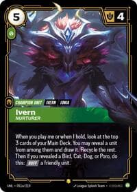 Ivern, Nurturer (Alternate Art) - Unleashed - Riftbound: League of Legends Trading Card Game card