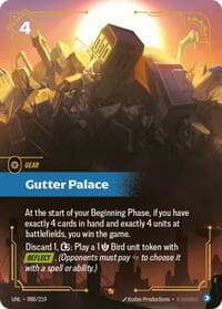 Gutter Palace - Unleashed - Riftbound: League of Legends Trading Card Game card