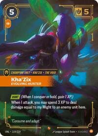 Kha'Zix, Evolving Hunter - Unleashed - Riftbound: League of Legends Trading Card Game card