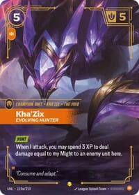 Kha'Zix, Evolving Hunter (Alternate Art) - Unleashed - Riftbound: League of Legends Trading Card Game card