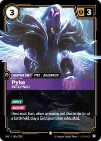 Pyke, Returned (Alternate Art) - Unleashed - Riftbound: League of Legends Trading Card Game card