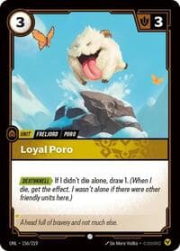 Loyal Poro - Unleashed - Riftbound: League of Legends Trading Card Game card