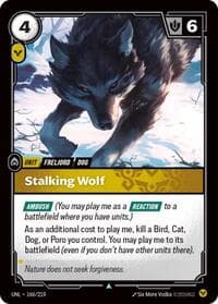Stalking Wolf - Unleashed - Riftbound: League of Legends Trading Card Game card