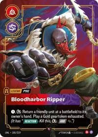 Pyke, Bloodharbor Ripper - Unleashed - Riftbound: League of Legends Trading Card Game card