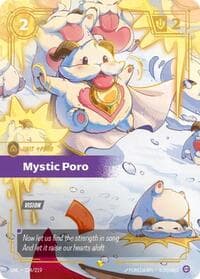 Mystic Poro (Overnumbered) - Unleashed - Riftbound: League of Legends Trading Card Game card