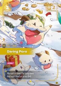 Daring Poro (Overnumbered) - Unleashed - Riftbound: League of Legends Trading Card Game card