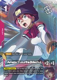 Amate Yuzuriha (Machu) (World Championship Regionals 26-27 Season 1) (Finalist) - Gundam Promotional Cards - Gundam Card Game card