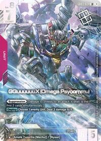 GQuuuuuuX (Omega Psycommu) (World Championship Regionals 25-26 Season 1) - Gundam Promotional Cards - Gundam Card Game card