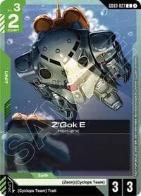 Z'Gok E (WCS26-27 Participation Pack Vol.1) - Gundam Promotional Cards - Gundam Card Game card