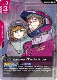 Improved Technique (WCS26-27 Participation Pack Vol.1) - Gundam Promotional Cards - Gundam Card Game card