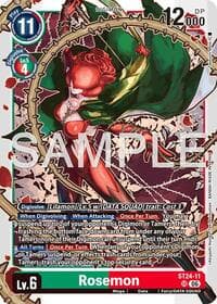 Rosemon - Starter Deck 24: Data Squad - Digimon Card Game card