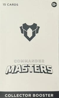Commander Masters - Collector Booster Pack (Minimal Packaging) - Commander Masters - Magic: The Gathering card