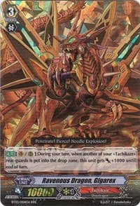 Ravenous Dragon, Gigarex - BT03: Demonic Lord Invasion - Cardfight Vanguard card