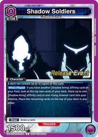 Shadow Soldiers - UE17BT: SOLO LEVELING Release Event Cards - Union Arena card