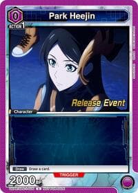 Park Heejin (005) - UE17BT: SOLO LEVELING Release Event Cards - Union Arena card