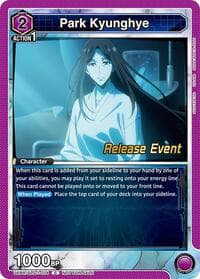 Park Kyunghye - UE17BT: SOLO LEVELING Release Event Cards - Union Arena card