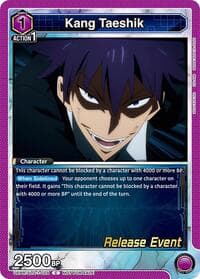 Kang Taeshik - UE17BT: SOLO LEVELING Release Event Cards - Union Arena card