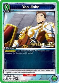 Yoo Jinho (052) - UE17BT: SOLO LEVELING Release Event Cards - Union Arena card